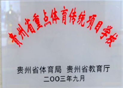 贵州省重点体育传统项目学校
